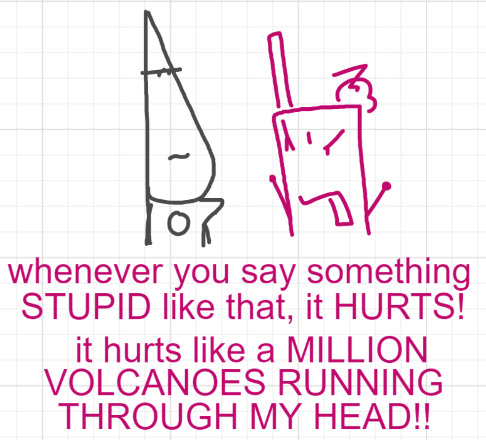 A panel from What's The Point, episode five of the Board Boards object show by Furretwalk/WalkingFurret.